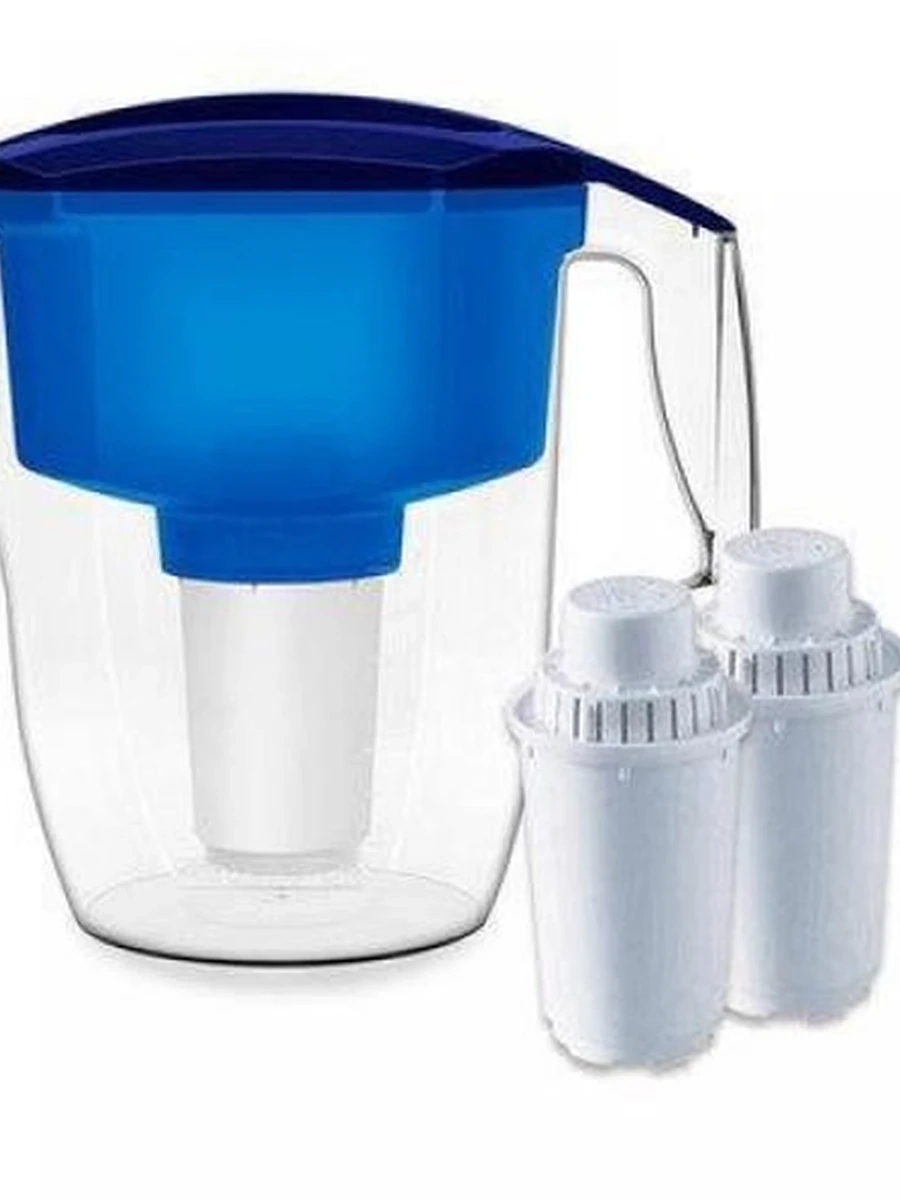 Кувшин-фильтр Аквафор Кантри синий + 2 картриджа