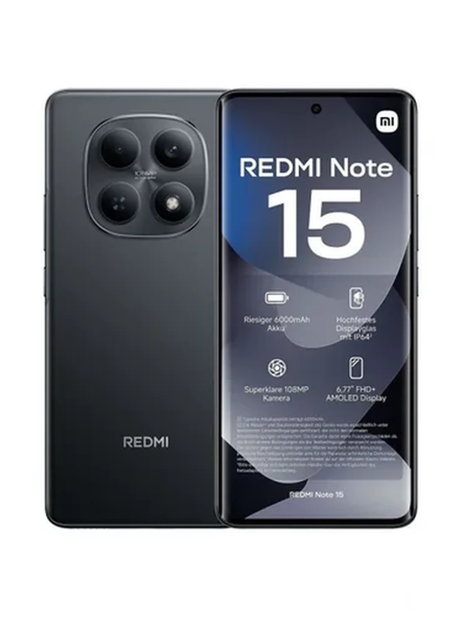 Телефон Xiaomi Redmi Note 15(8+256)4G Global EU