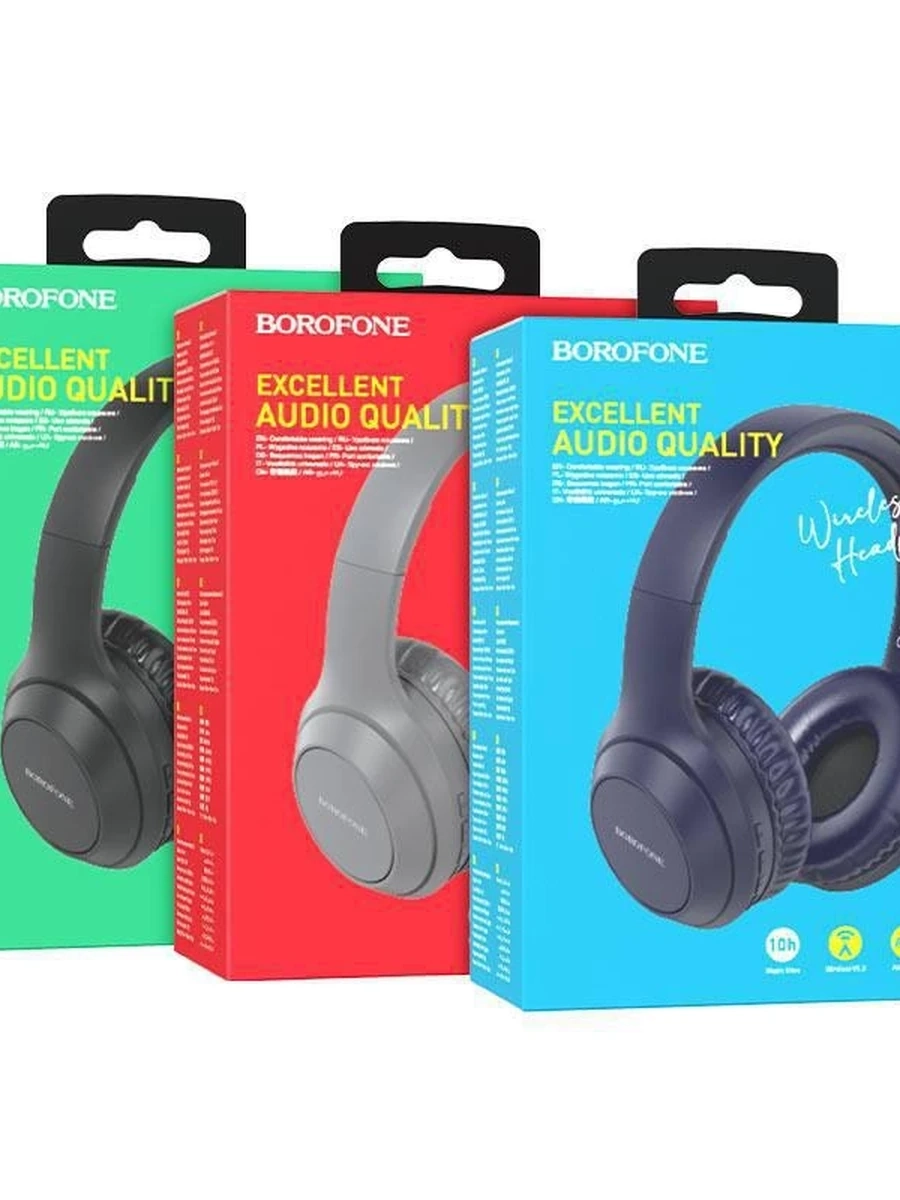 Большие Блютуз Наушники От фирмы BOROFONE Модель: BO20