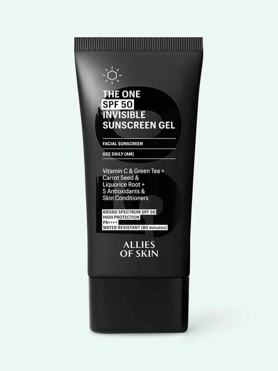 ALLIES OF SKIN THE ONE SPF50 INVISIBLE SUNSCREEN GEL 50ML