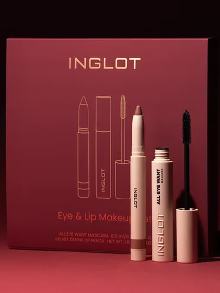 Набор INGLOT EYE & LIP MAKEUP SET