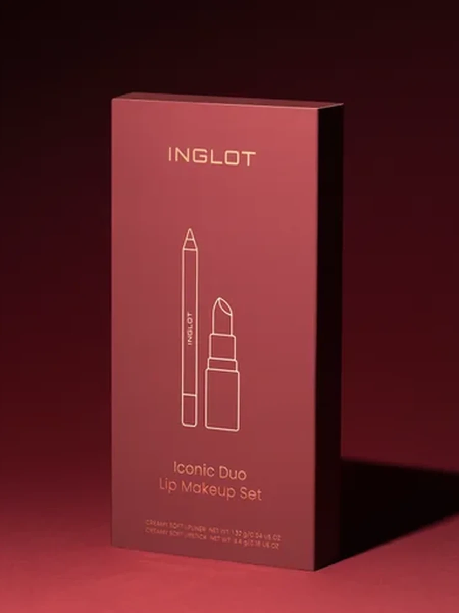 Набор INGLOT ICONIC DUO LIP MAKEUP SET