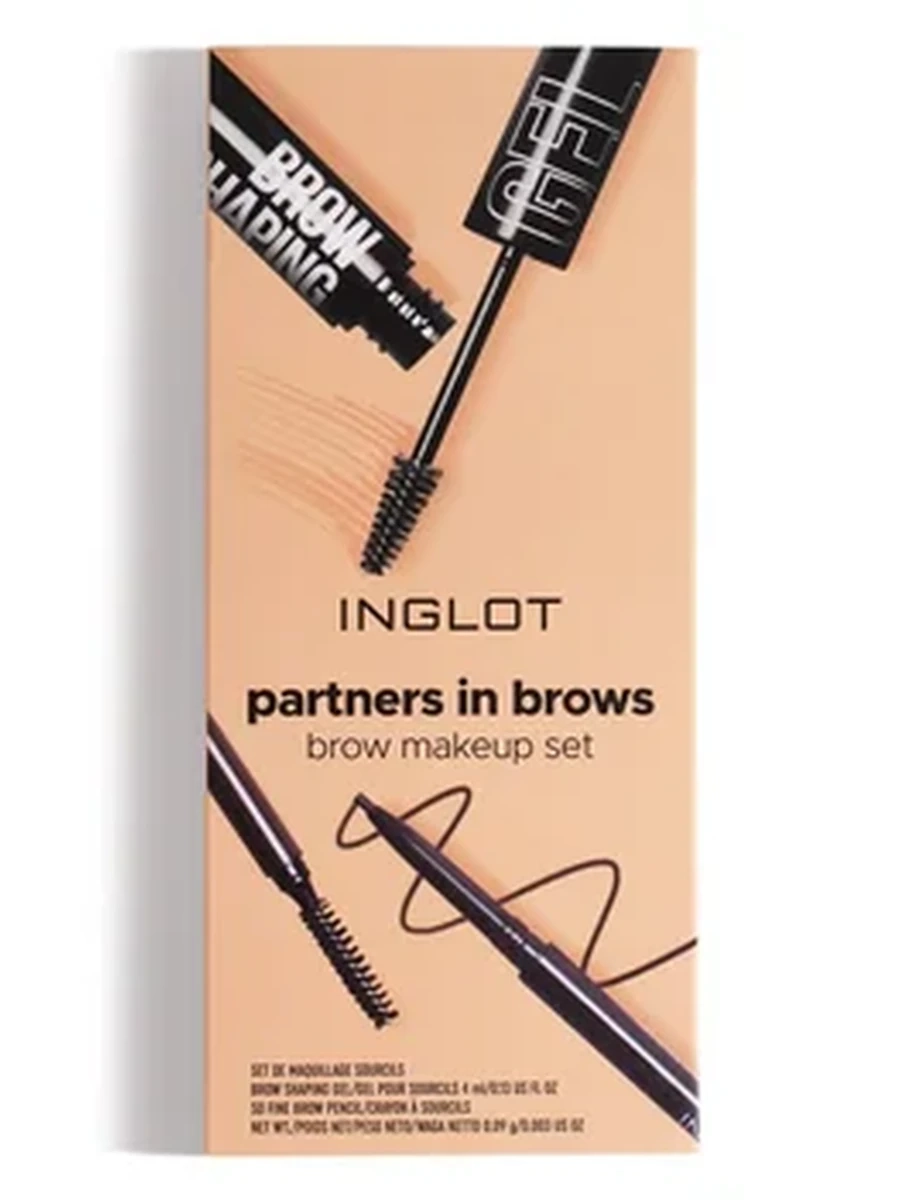 Набор для бровей INGLOT PARTNERS IN BROWS BROW MAKEUP SET