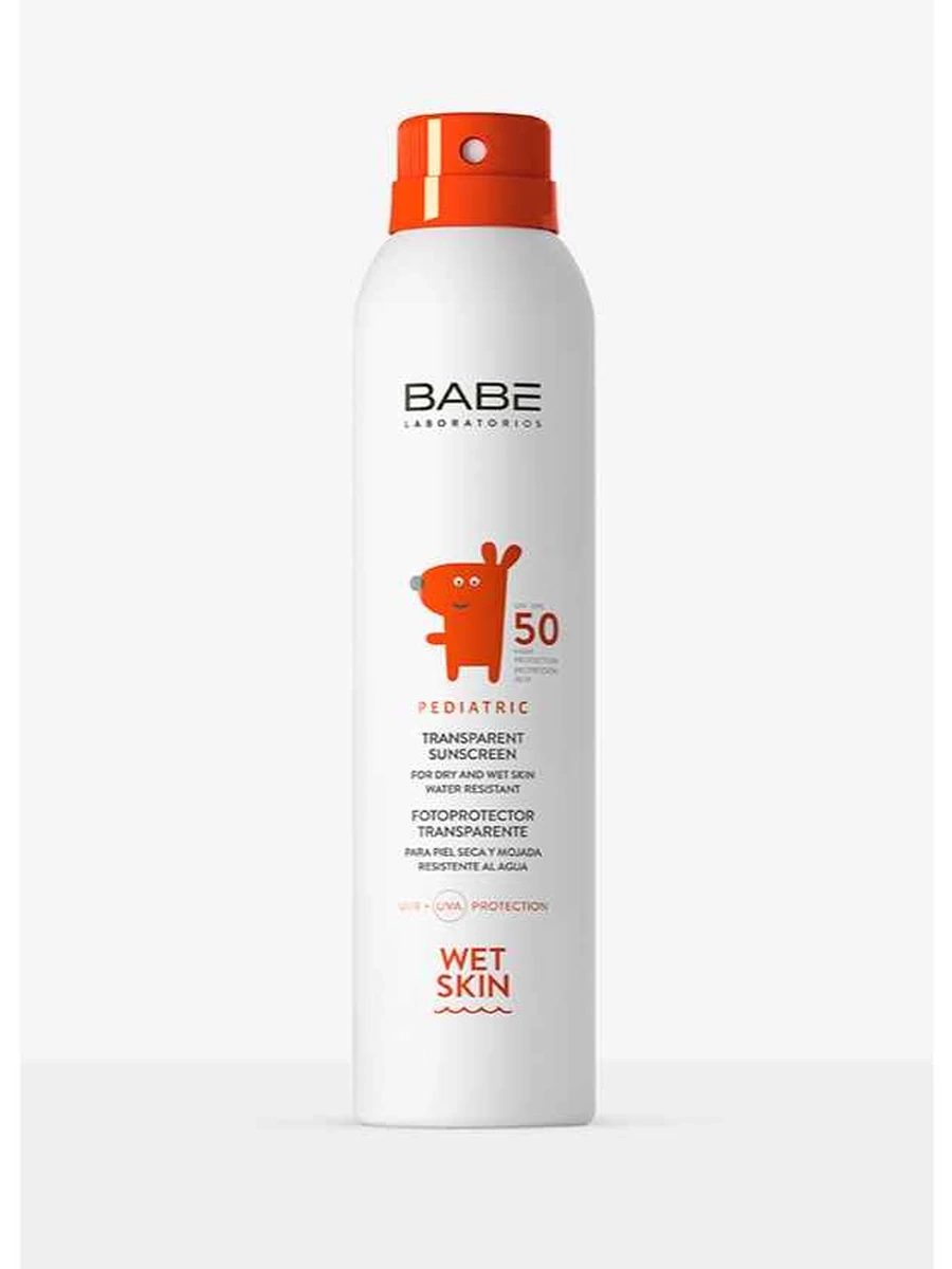 BABE PEDIATRIC TRANSPARENT SUNSCREEN SPRAY SPF 50+  200ML