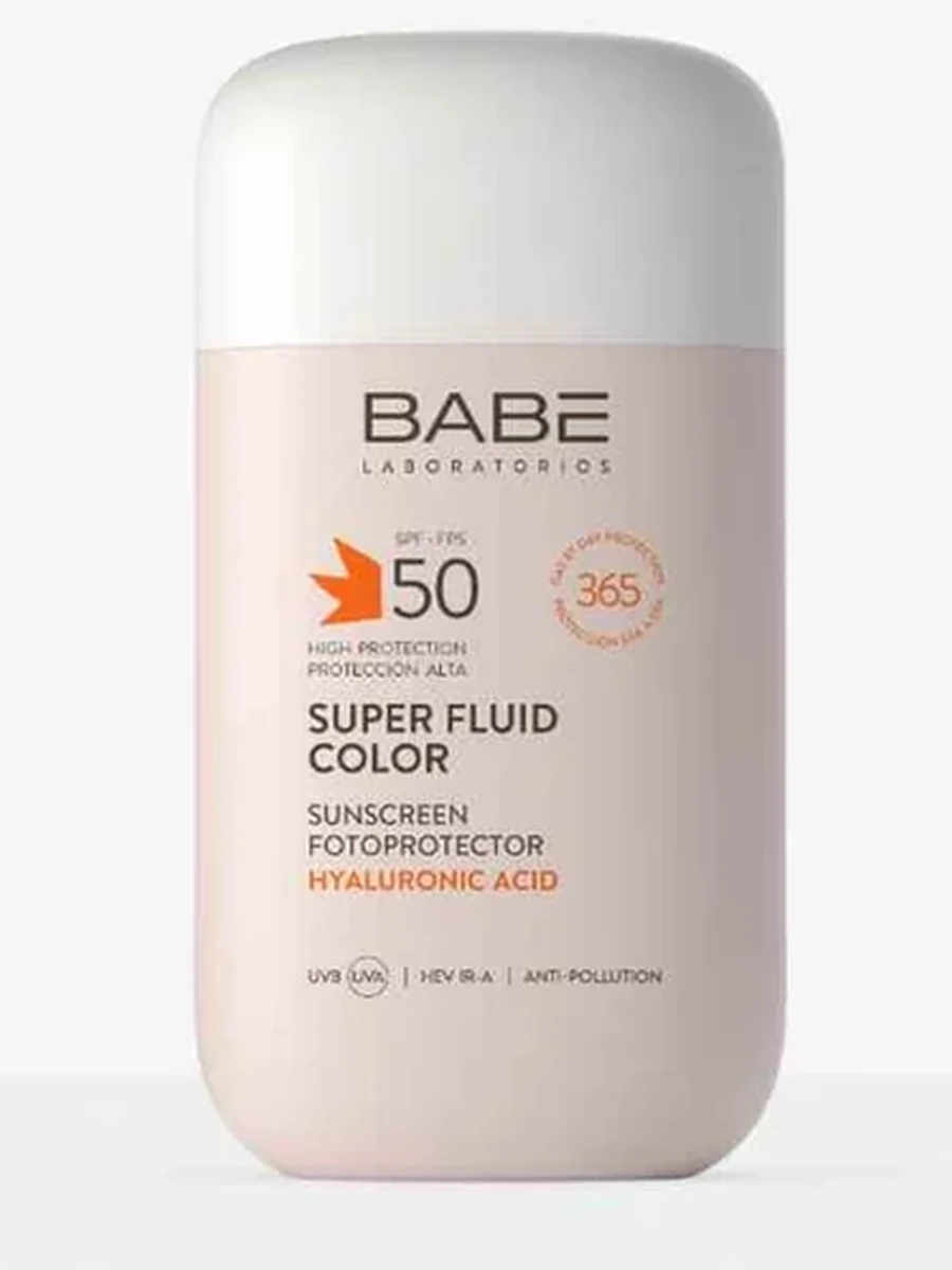 BABE SUPER FLUID COLOR HYALURONIC ACID SPF 50+ 50ML