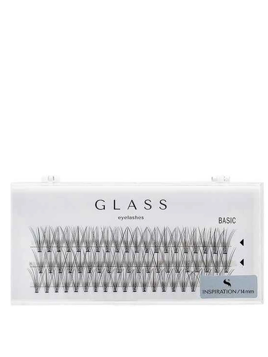 GLASS EYELASHES BASIC 10D ИЗГИБ С 14mm