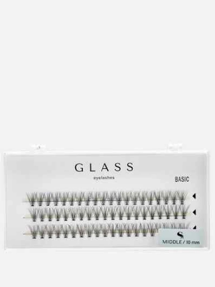 GLASS EYELASHES BASIC 10D ИЗГИБ С 10mm