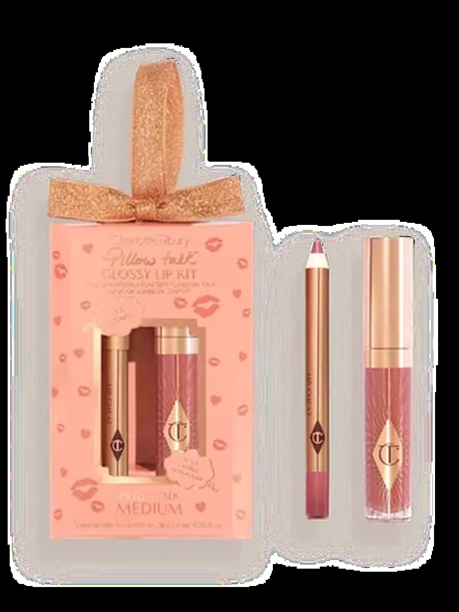 Charlotte Tilbury Pillow Talk Glossy Lip Kit Pillow Talk Medium