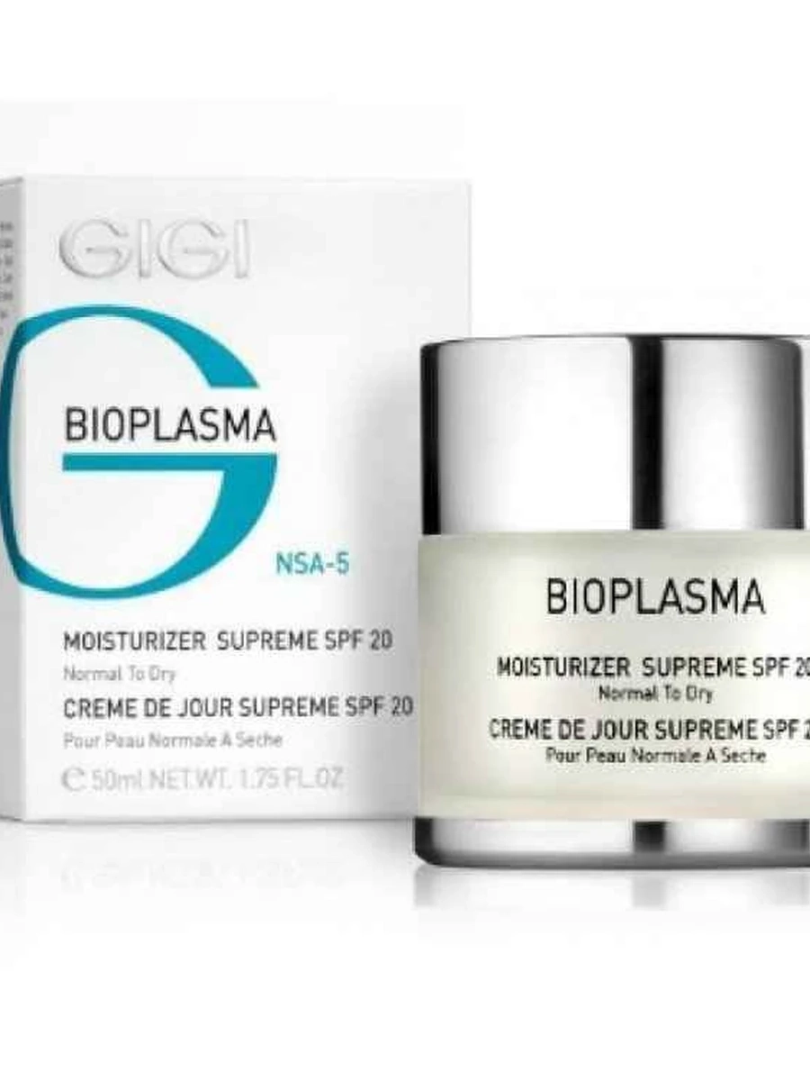GIGI BIOPLASMA MOISTURAZER SUPRIME CREAM SPF 20 for oily 50 ML