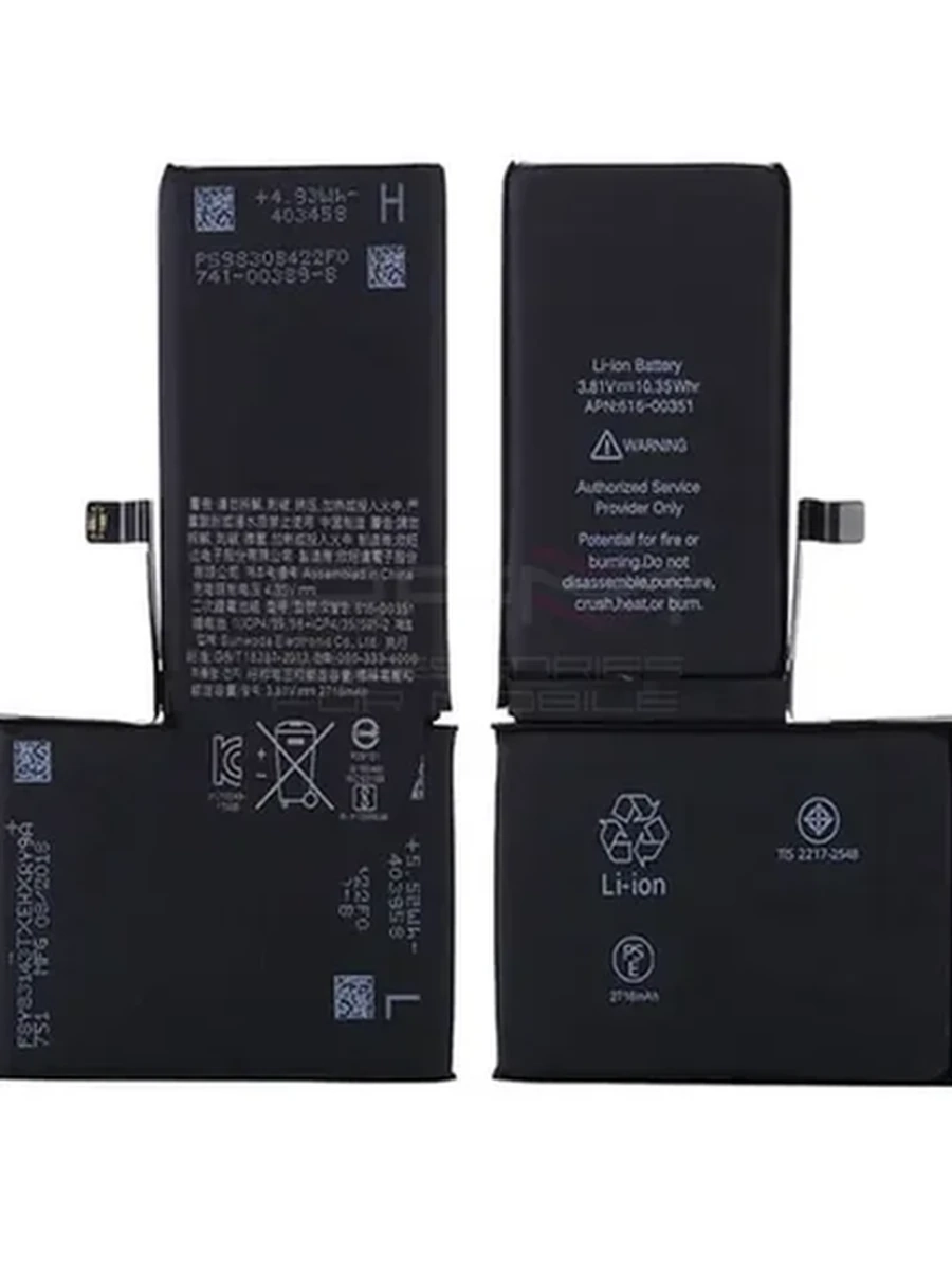 Аккумулятор для iPhone X ААА