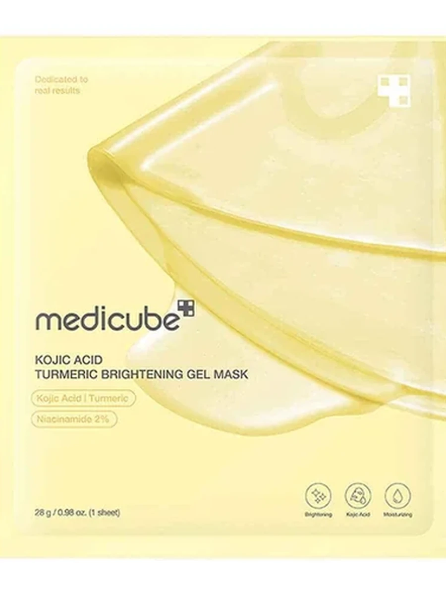 MEDICUBE KOJIC ACID TURMERIC BRIGHTENING GEL MASK
