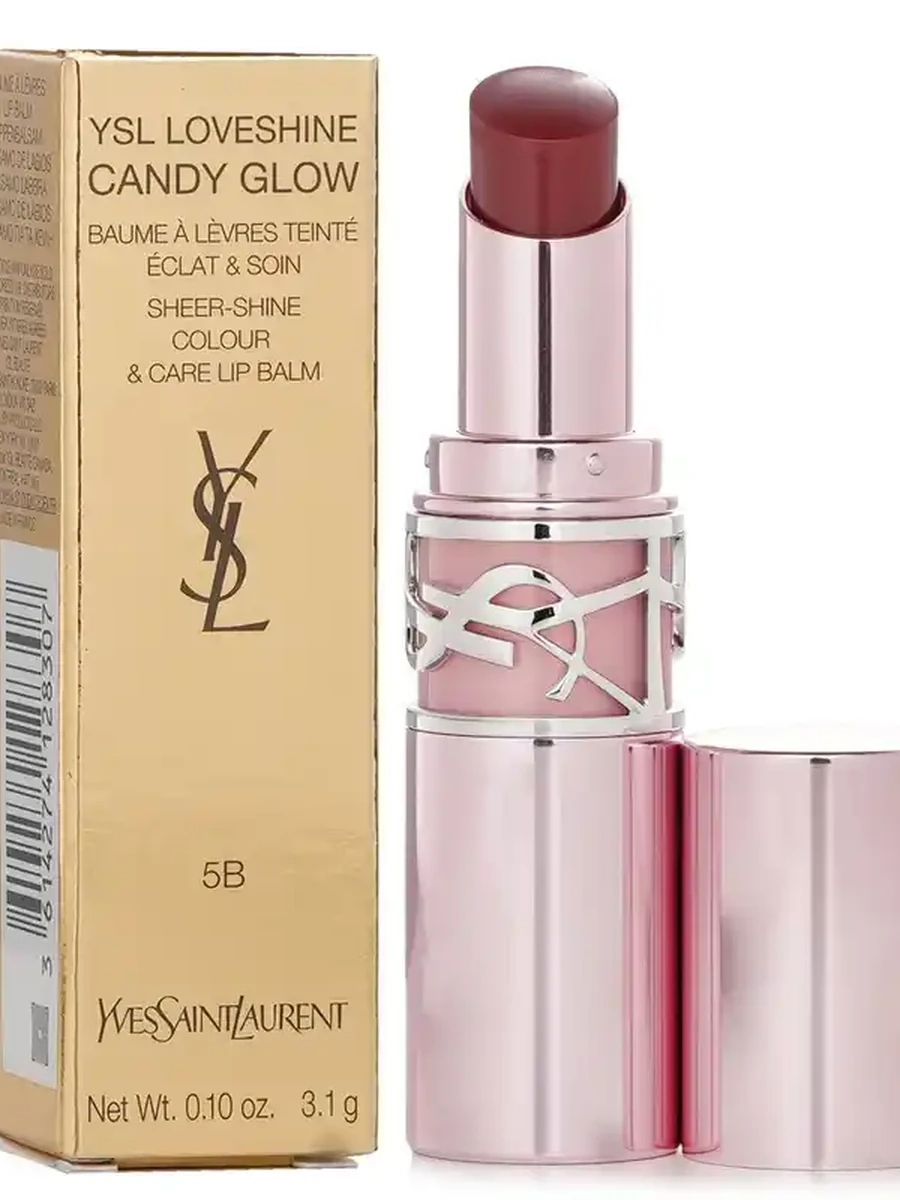 YSL CANDY GLOW LIP BALM 5B NUDE CRUSH