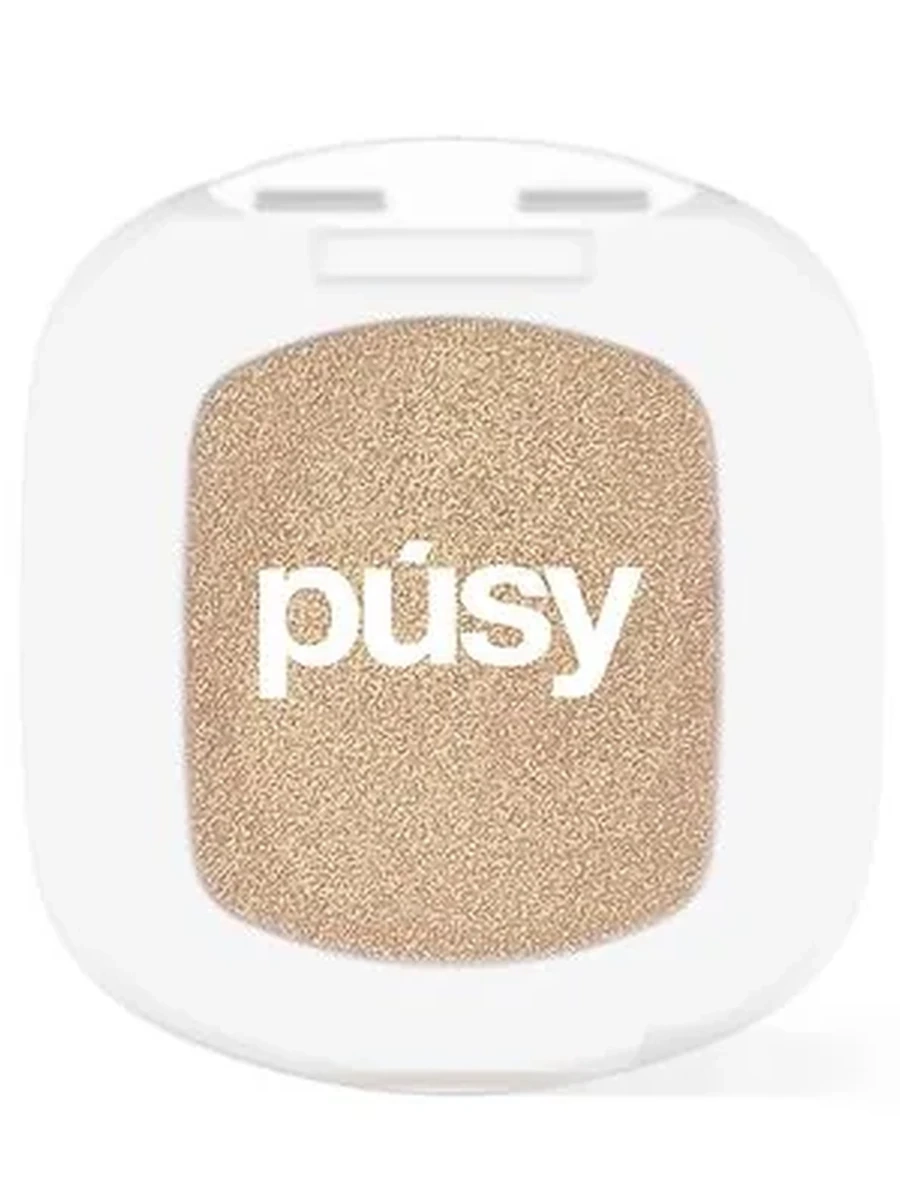 Сияющие спаркл-тени для век Pusy sparckle eyeshadow sand