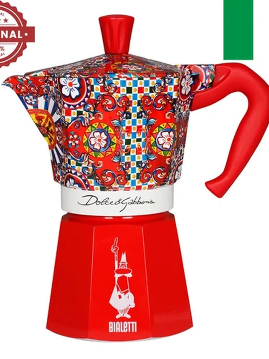 Bialetti Moka Express D&G 6 чашек (Sicily)