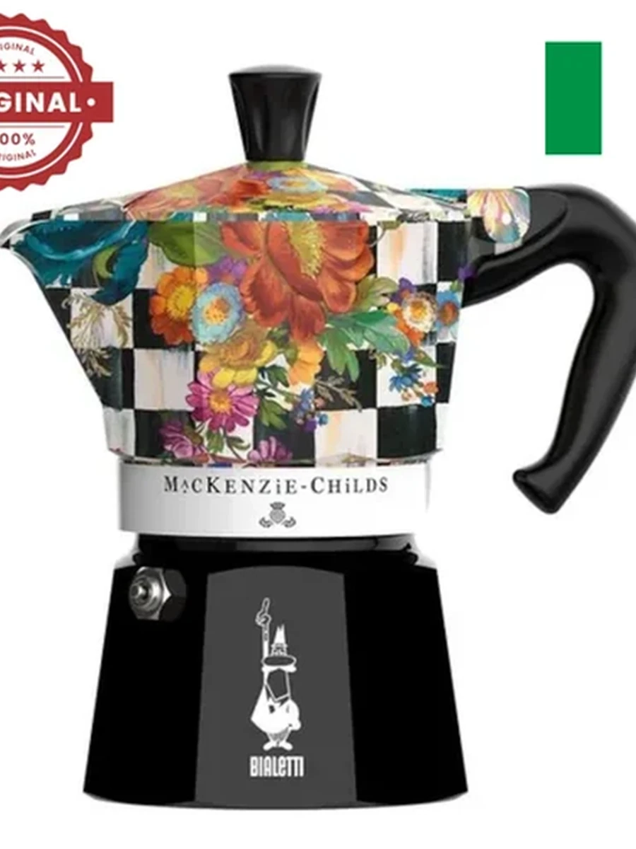 Bialetti Moka Express 3 чашки MacKenzie-Childs