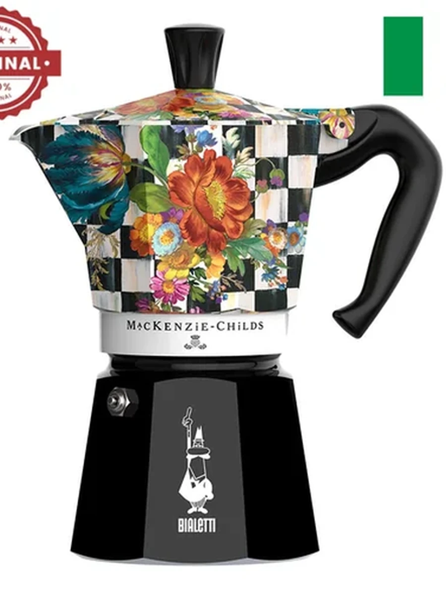 Bialetti Moka Express 6 чашек MacKenzie-Childs