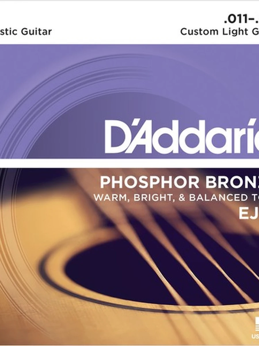 Струны для акустической гитары Daddario EJ26