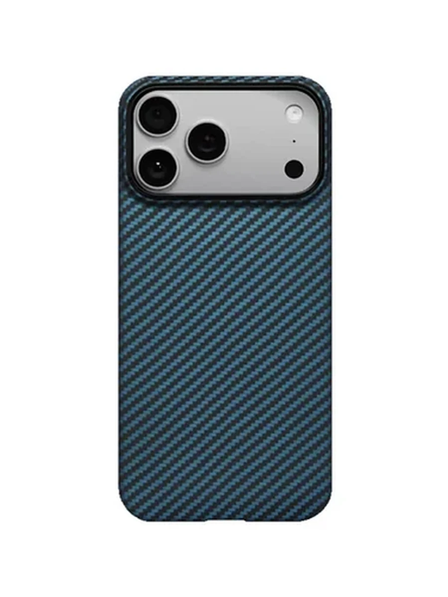 Pitaka чехол ультра-тонкий MagSafe 17 Pro Black/Blue