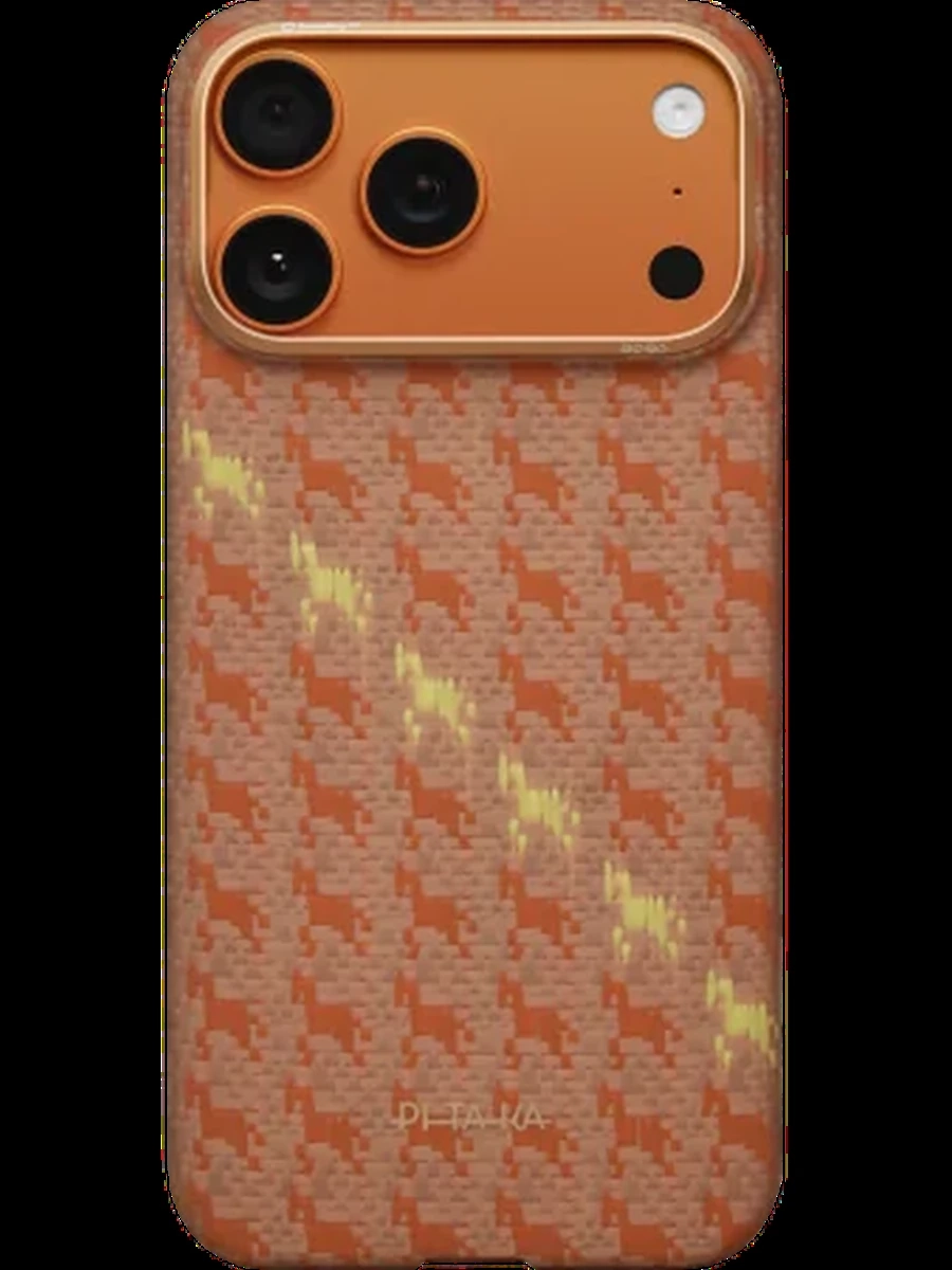 Pitaka чехол ультра-тонкий MagSafe 17 Pro Amber