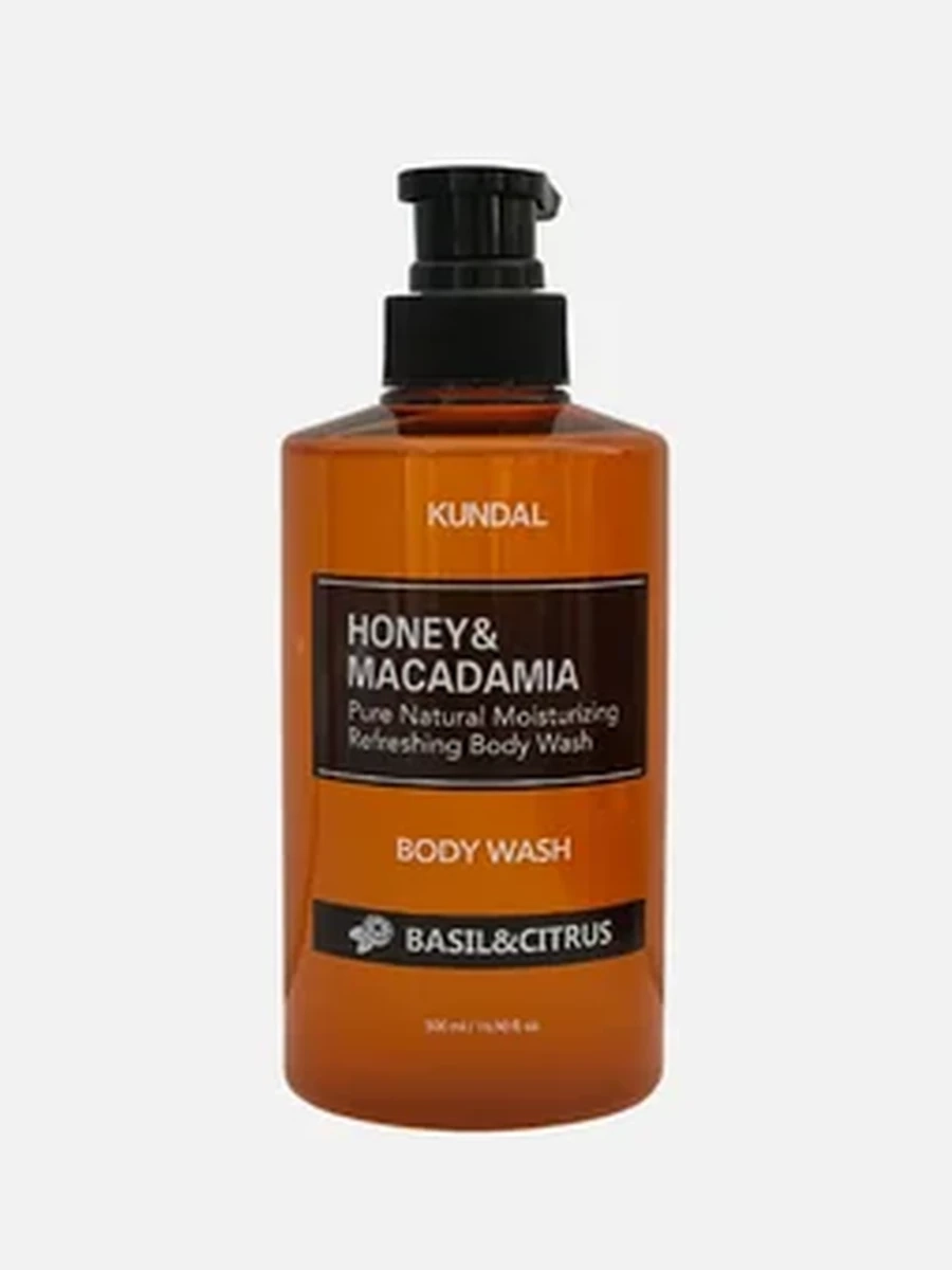 Honey & Macadamia Body Wash Basil & Citrus 500ml