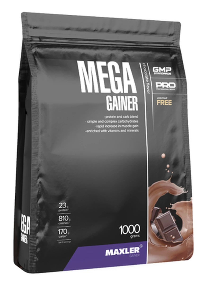 Гейнер для набора массы Maxler Mega Gainer, 1000 г, Шоколад