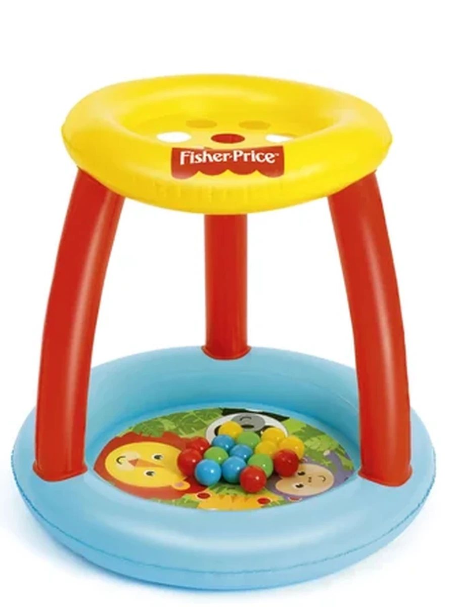 Игровой центр Bestway 89x89x84см "Зверюшки Fisher Price"