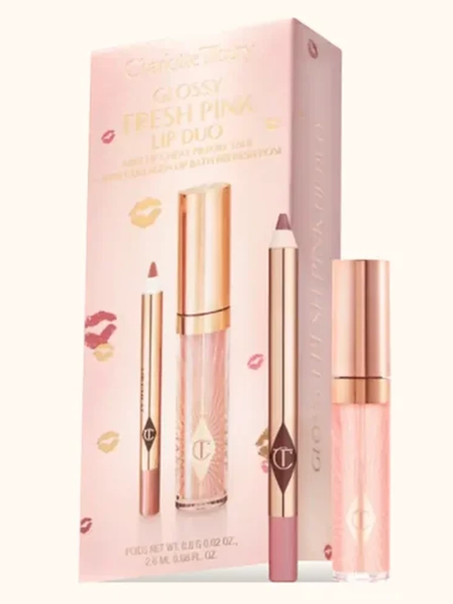Charlotte Tilbory Lip Duo Pillow Talk/Refresh Rose
