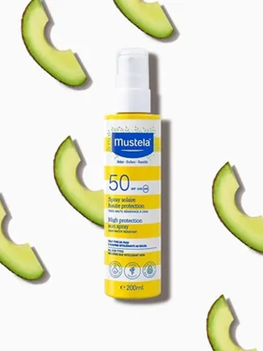 Mustela Солнцезащитный спрей с высокой степенью защиты SPF50 200мл
