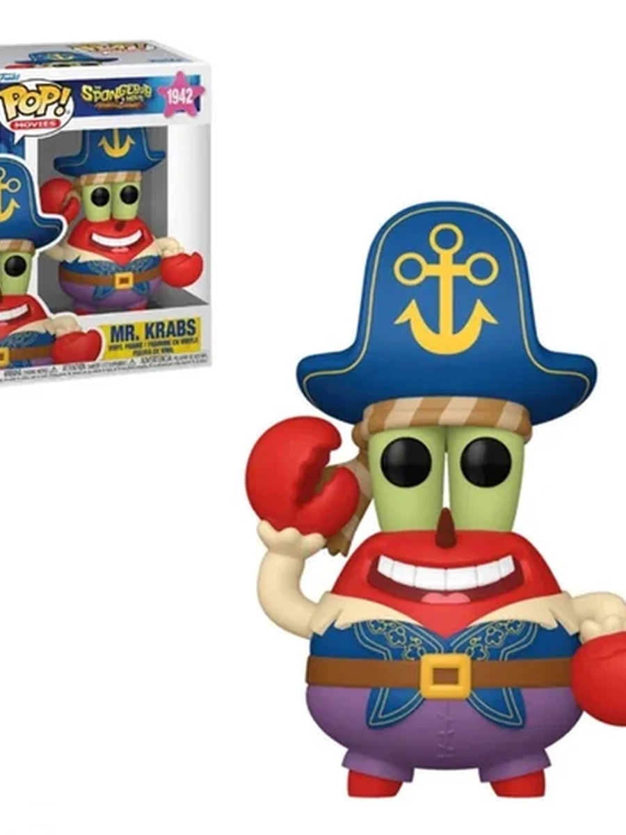 86309F-FUNKO POP! SpongeBob SquarePants–Мистер Крабс (Пират)