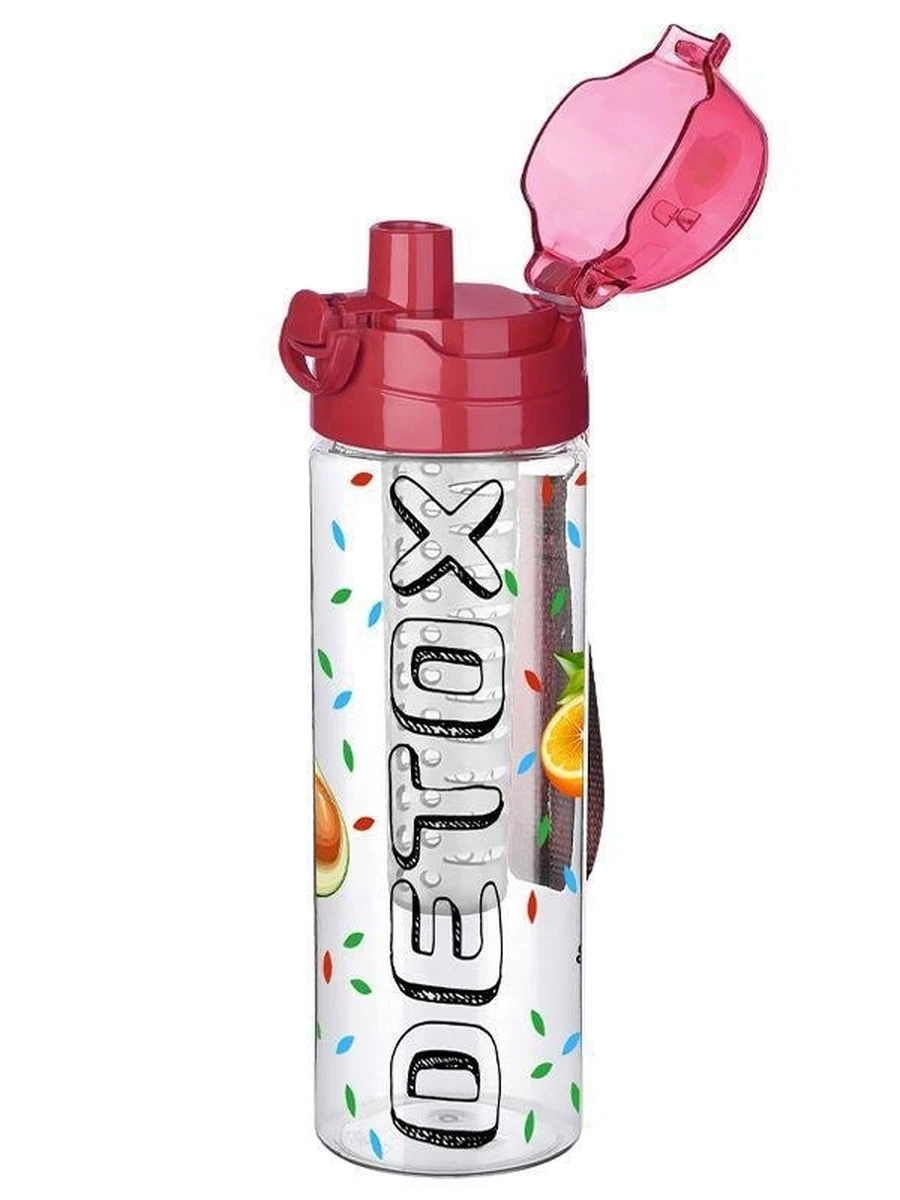 Бутылка с рисунком "Cascada Detox" 0,7л (поликарбон)