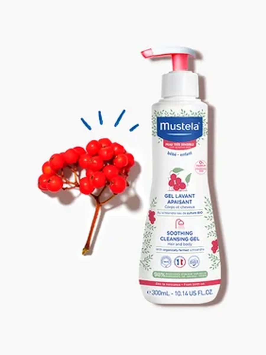 Mustela Гель очищающий для чувствительной кожи 300мл