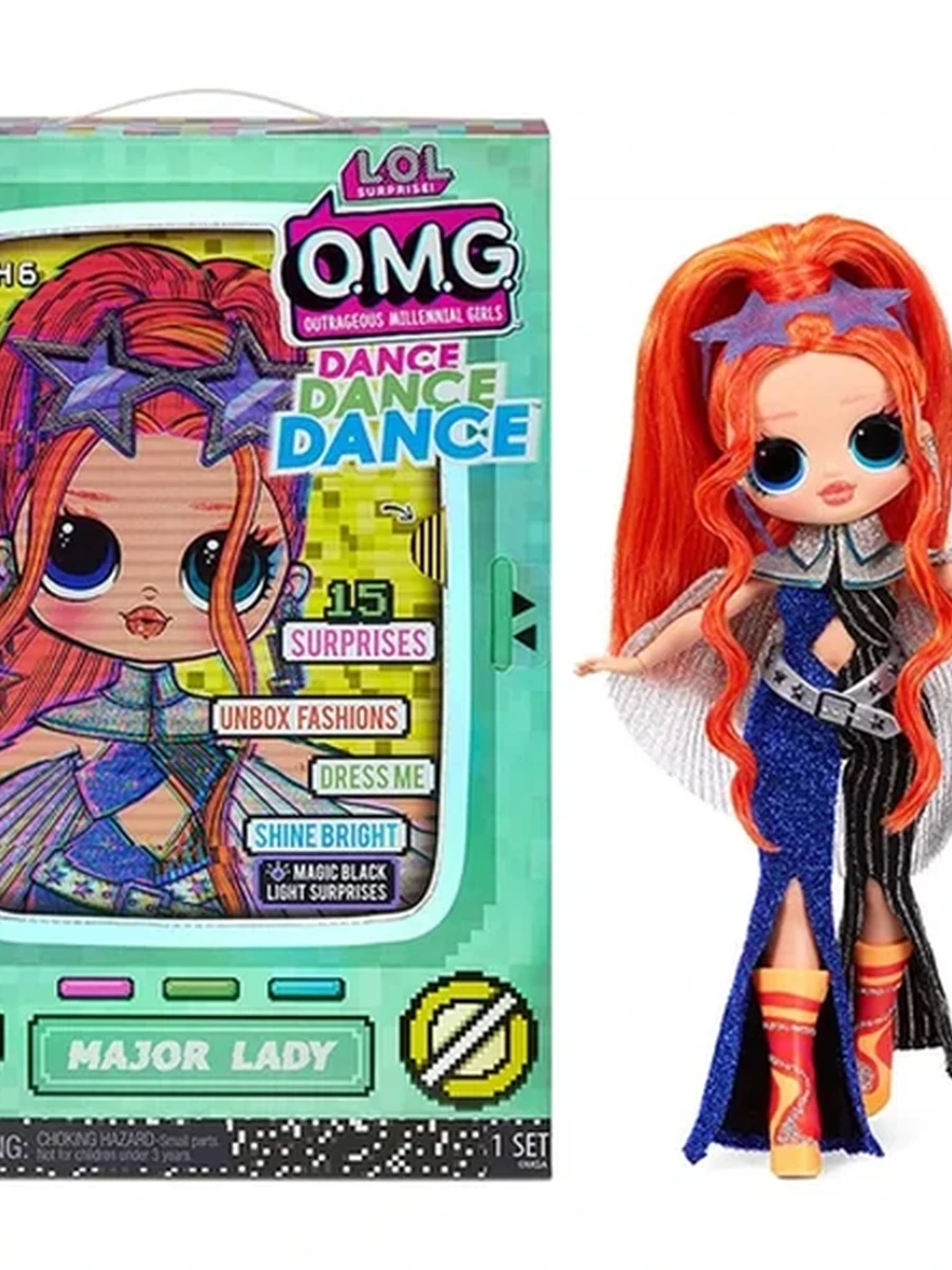 Кукла LOL O.M.G. Dance Major Lady  117889EUC