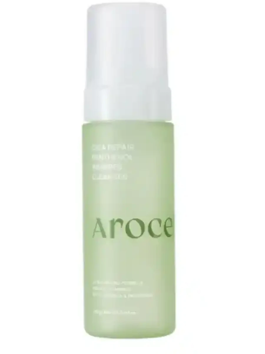 Мусс для умывания с пантенолом  Arocell cica repair panthenol whipped cleanser 160g