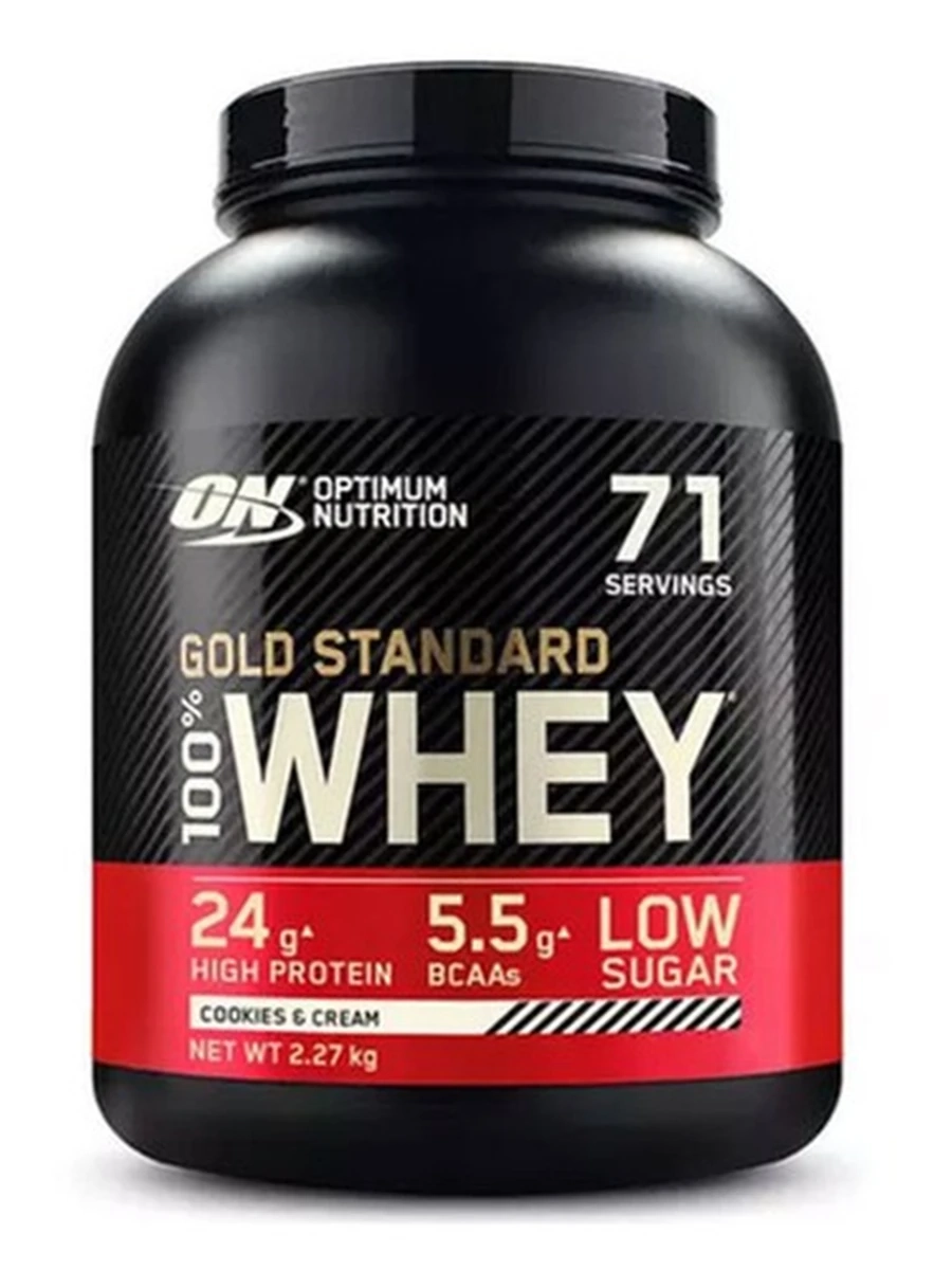 Протеин сывороточный. Whey Gold standard, ON, 2.27кг