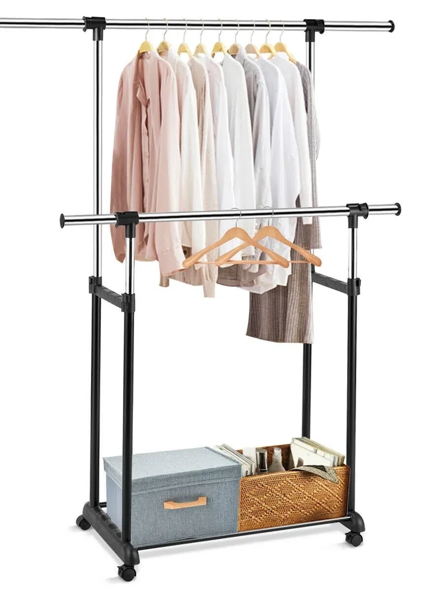 Напольная вешалка для одежды полностью металлический