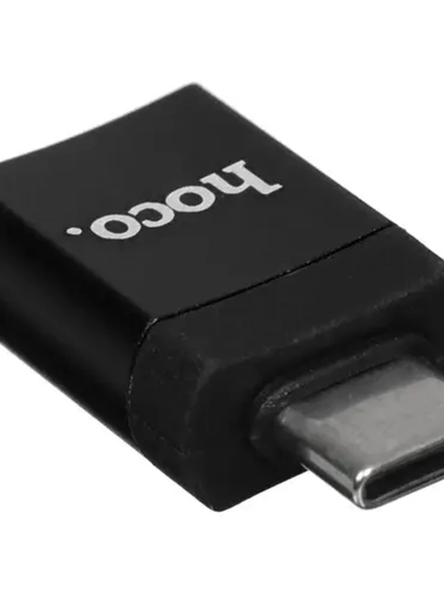 Адаптер для Type-C USB 3.0 Hoco UA17 Черный