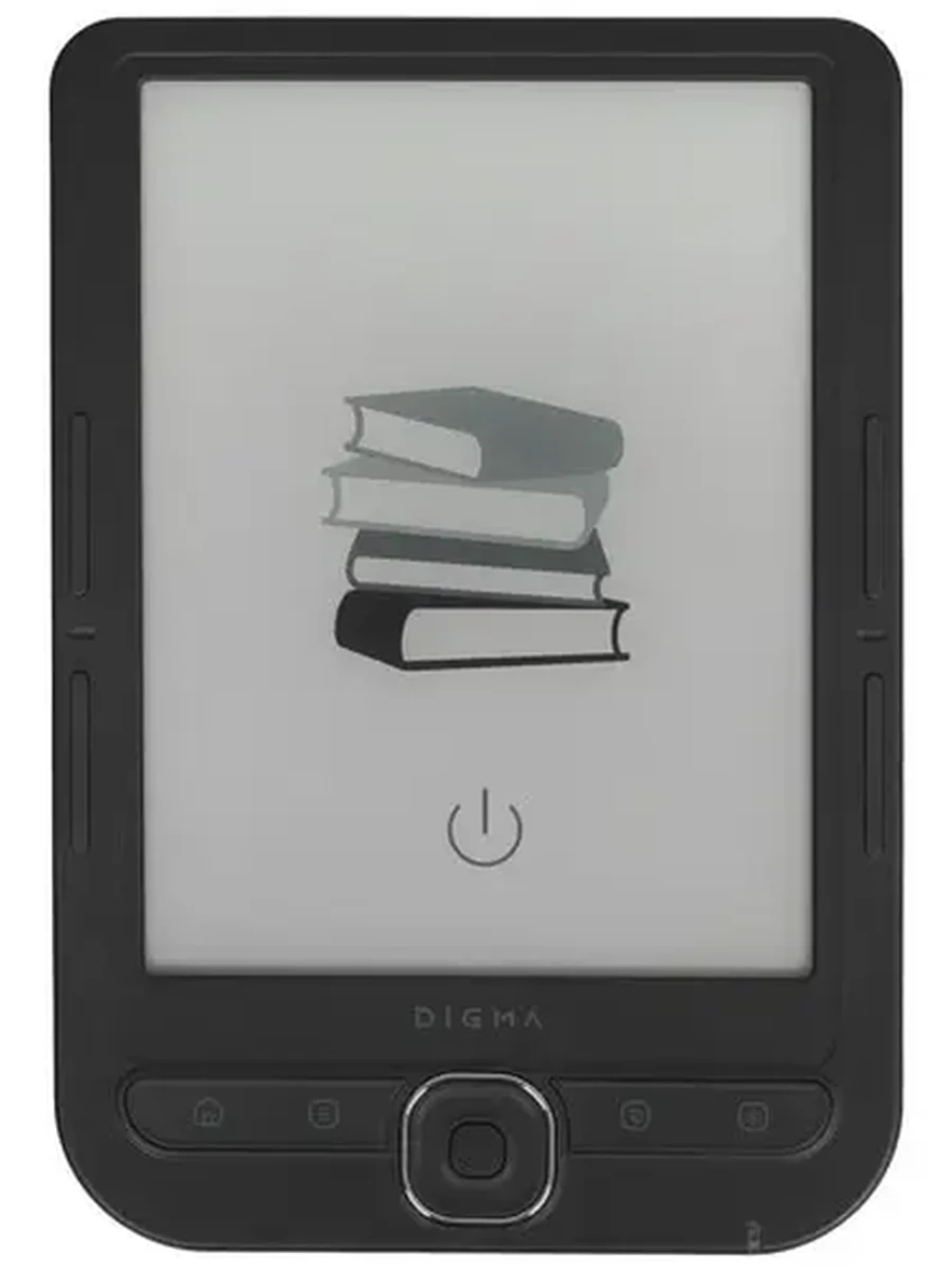 6" Электронная книга Digma luma серый + чехол [758x1024, E-Ink Pearl, сенсор, подсветка, 1500 мА*ч]