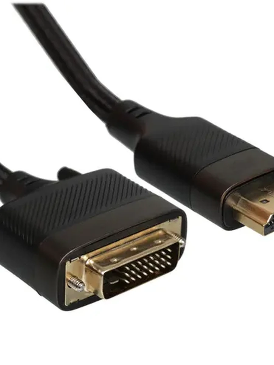 Кабель HDMI (M) - DVI-D (M) 3м, KEYRON K-HDD2K30 [вер. 1.4; premium; 2K@60Hz/FullHD@144Hz; металл; нейлон; черный]