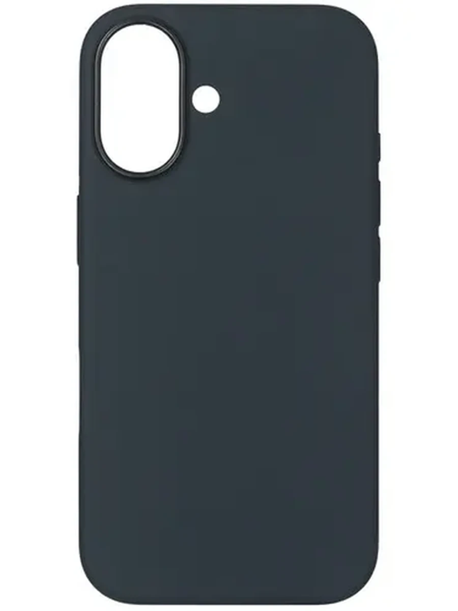Накладка KEYRON Silicone Origin SNO-001 для Apple iPhone 16, ТПУ, черный