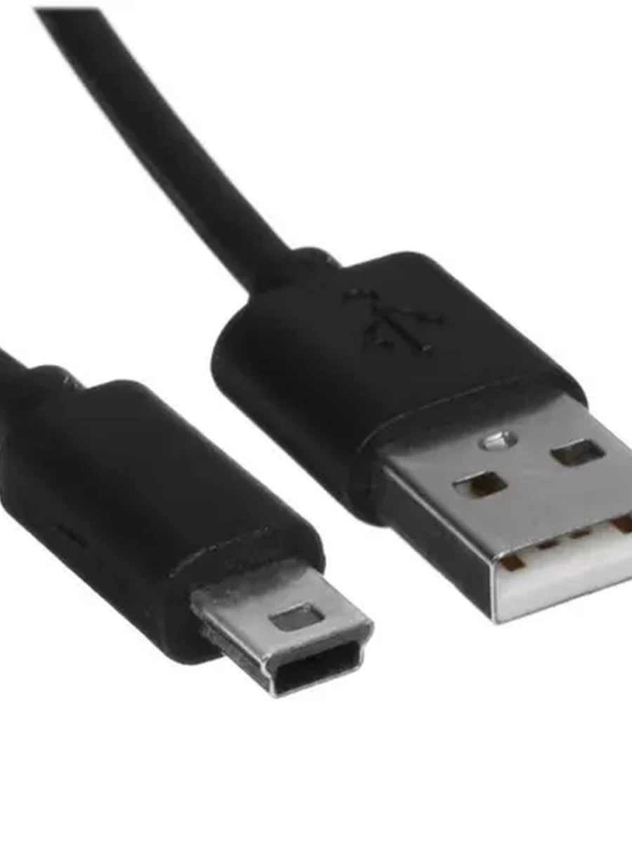 Кабель miniUSB - USB 2.0 Aceline ( 3м, 2А, Круглый, PVC оболочка, PVC коннекторы, Черный)[FMU2A0PP30RBHC]