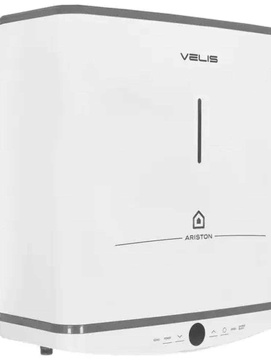 Водонагреватель электрический Ariston VELIS TECH PW ABSE 30 [накопительный, 30 л, эмаль, нижняя, плоская/прямоугольная, уст-ка: универсальная, белый,