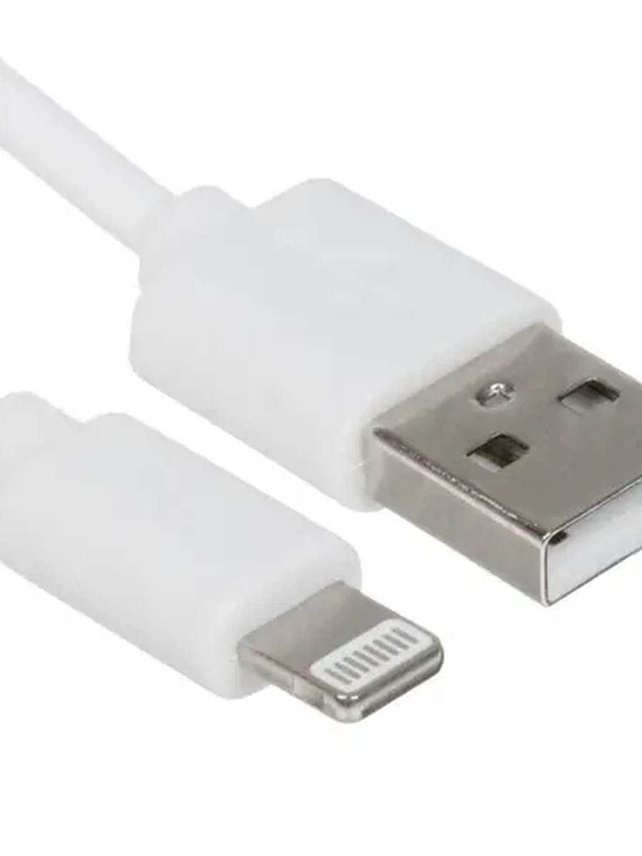 Кабель 8pin - USB 2.0 Aceline ( 2м, 2,1А, Круглый, PVC оболочка, PVC коннекторы, Белый)[FD82A0PP20RWHC]