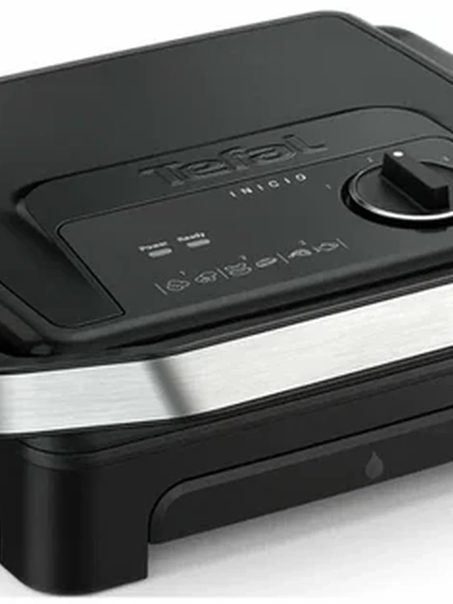 Электрогриль Tefal GC2728E0, серебристый и черный