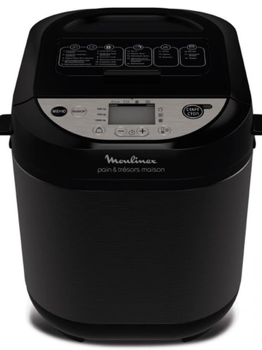 Хлебопечка Moulinex Pain&Tresors OW251E32, черная