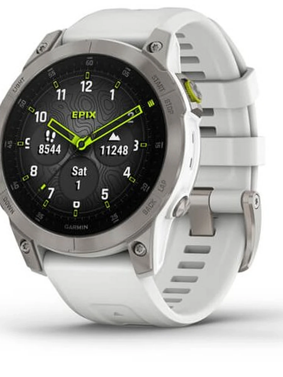 Умные часы Garmin Epix Gen 2 47mm Sapphire White Titanium
