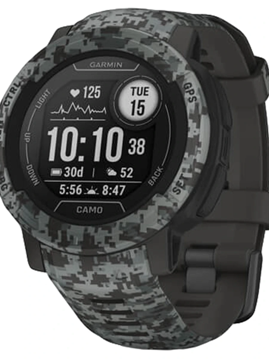 Умные часы Garmin Instinct 2 45mm Camo Edition, Graphite Camo