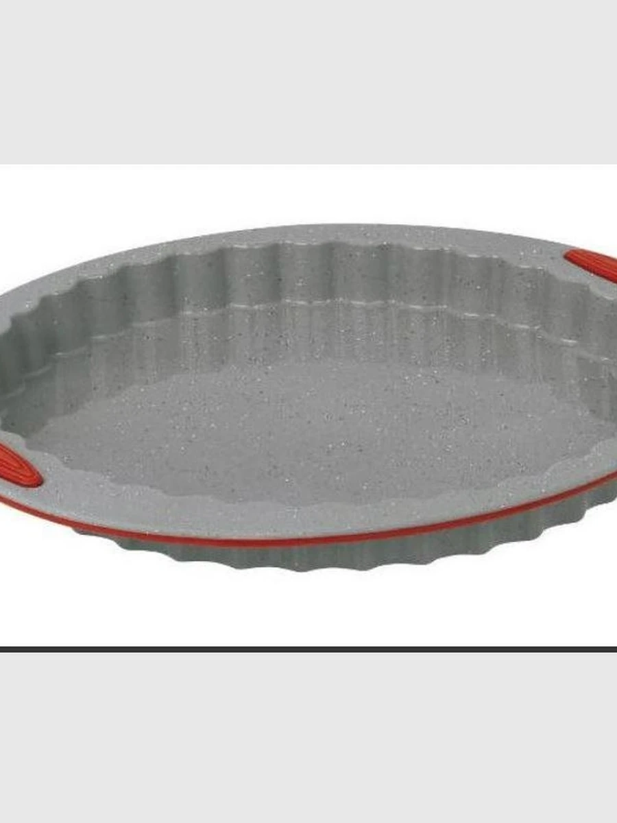 Форма для выпечки круглая с рефлёнными краями гранитного покрытия