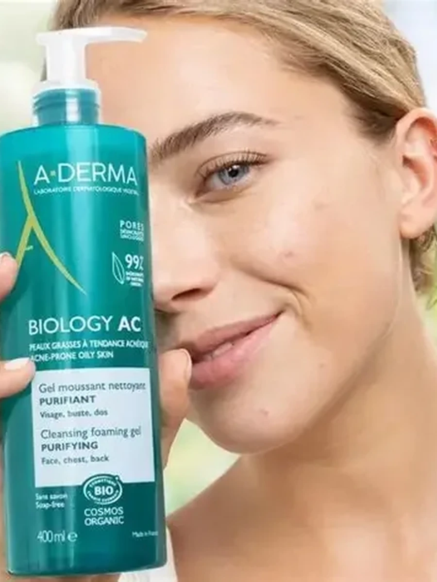 A-Derma Biology AC Очищающий гель 400мл