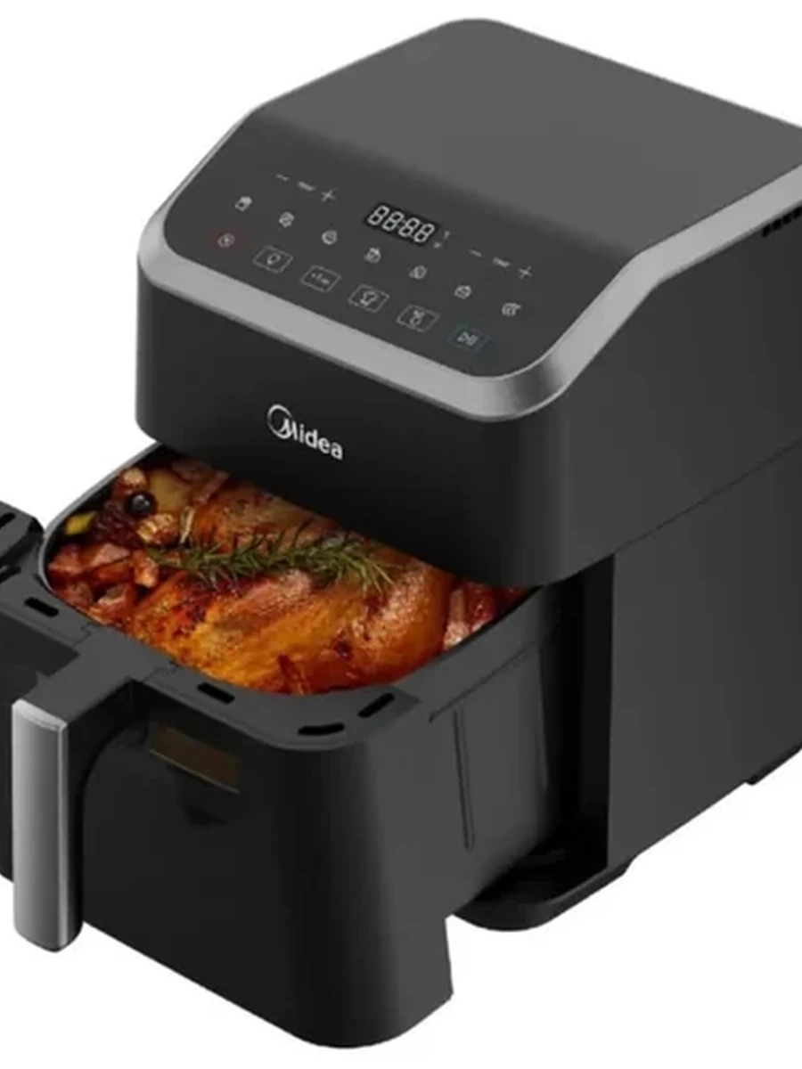 Аэрогриль Midea MF-CY85WK2-объем чаши 8,5 л