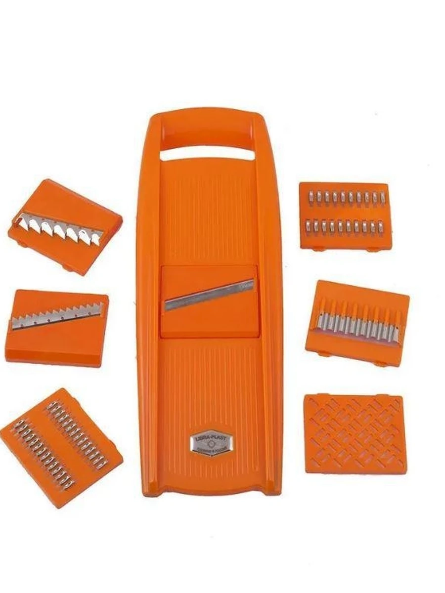 Универсальная овощерезка с контейнером Libra-Plast 6️⃣ насадок